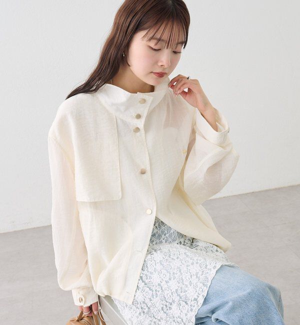  「シアートレンチブルゾン」|ブルゾン・スタジャン|