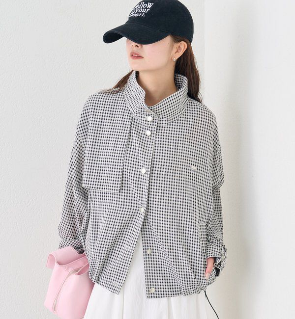  「シアートレンチブルゾン」|ブルゾン・スタジャン|