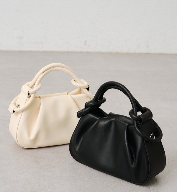  「リングハンドルミニBAG」|トートバッグ|ブラック