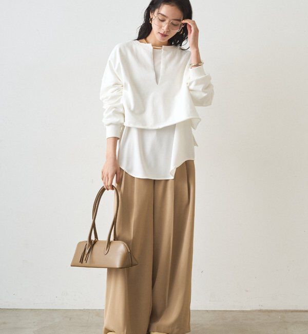  「2タックワイドパンツ」|チノ|