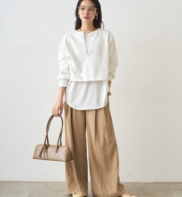  「2タックワイドパンツ」|チノ|