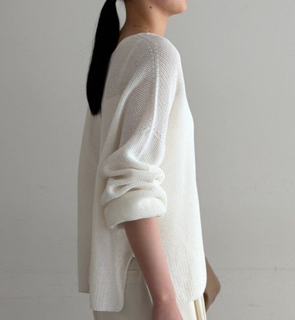  「2WAYギマコットンニット」|ニット・セーター|