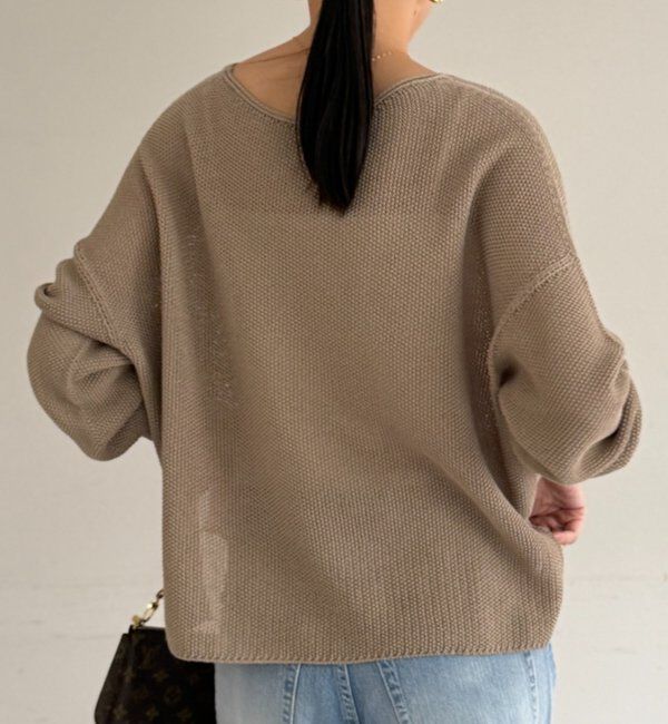  「2WAYギマコットンニット」|ニット・セーター|