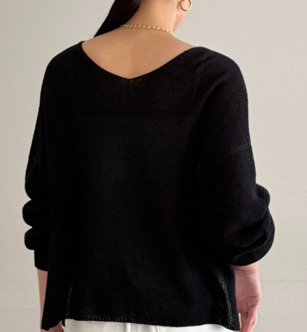  「2WAYギマコットンニット」|ニット・セーター|