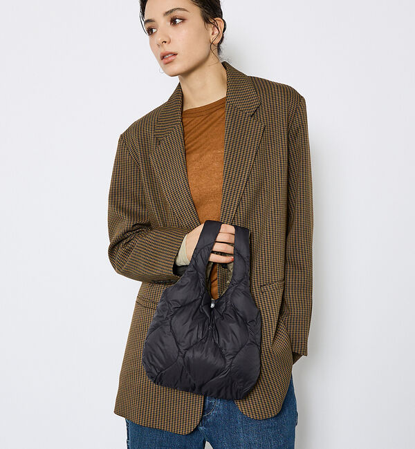 ABAHOUSE「【TAION / タイオン】ミリタリー エコ ダウンバッグS/コンパクト/サブバ」|エコバッグ|ブラック