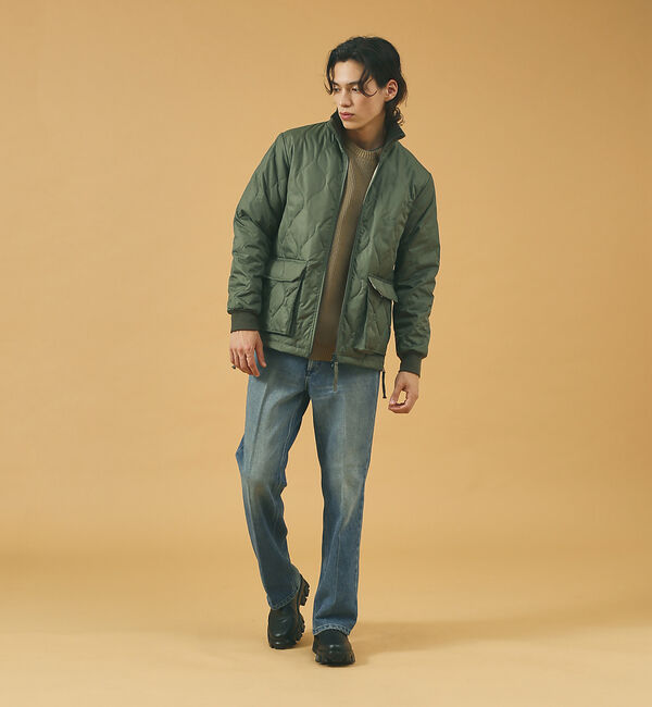 ABAHOUSE「WEB限定【TAION / タイオン】 MILITARY LIB HI NECK」|ダウン|