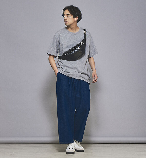 alfredoBANNISTER「【一部店舗＋WEB限定】レザー調 素材切替 ウエストポーチ/ボディバッグ」|その他|