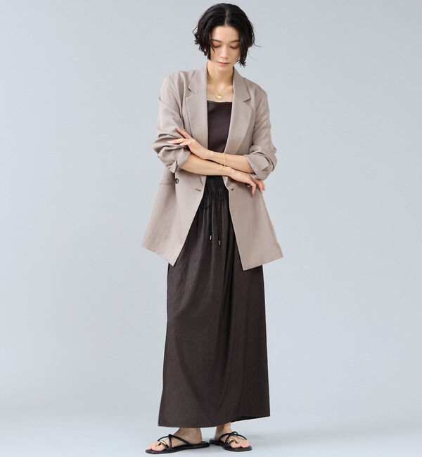 Liesse「シャーリングスカート」|スカート|