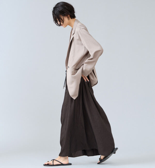 Liesse「シャーリングスカート」|スカート|