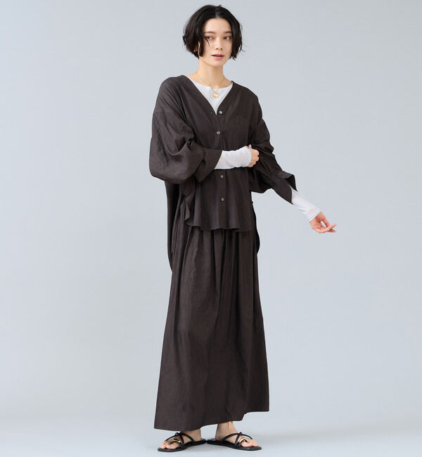 Liesse「Vカラーブラウス」|シャツ・ブラウス|