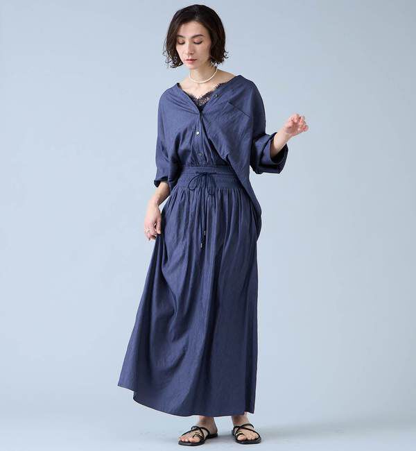 Liesse「Vカラーブラウス」|シャツ・ブラウス|