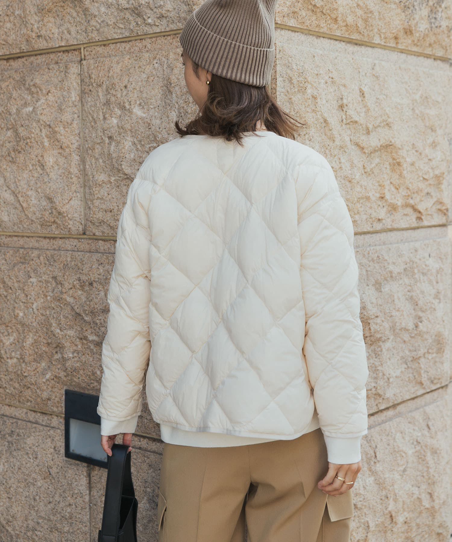 URBAN RESEARCH DOORS「ライトダウンキルトショートブルゾン」|ダウン|