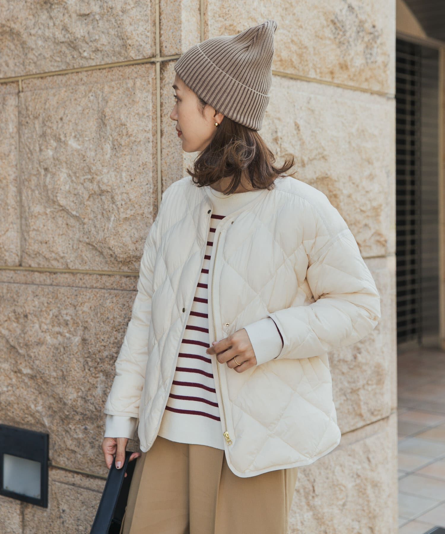 URBAN RESEARCH DOORS「ライトダウンキルトショートブルゾン」|ダウン|