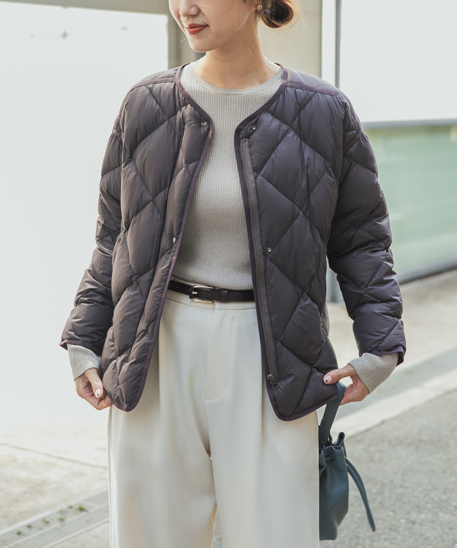 URBAN RESEARCH DOORS「ライトダウンキルトショートブルゾン」|ダウン|