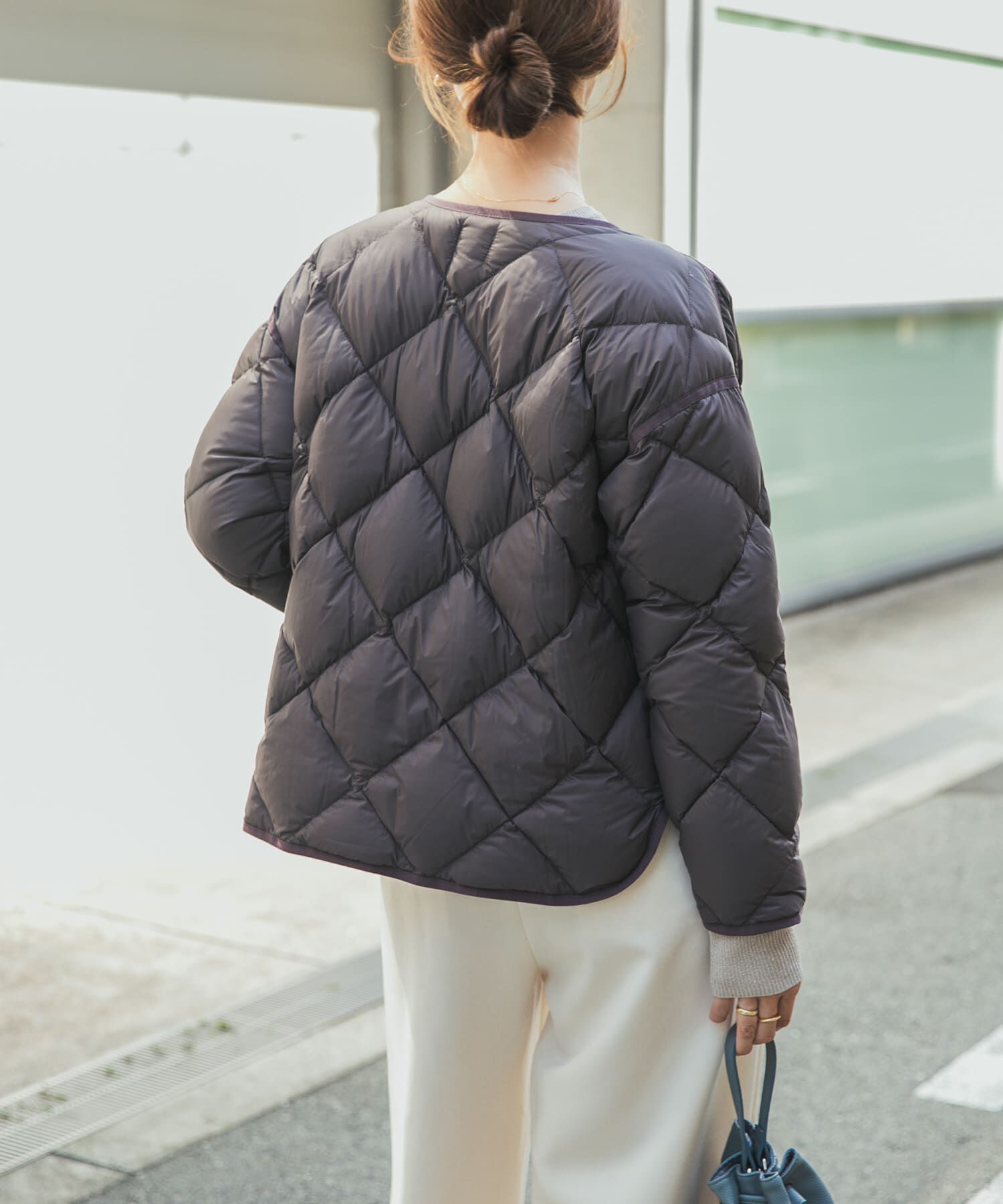 URBAN RESEARCH DOORS「ライトダウンキルトショートブルゾン」|ダウン|