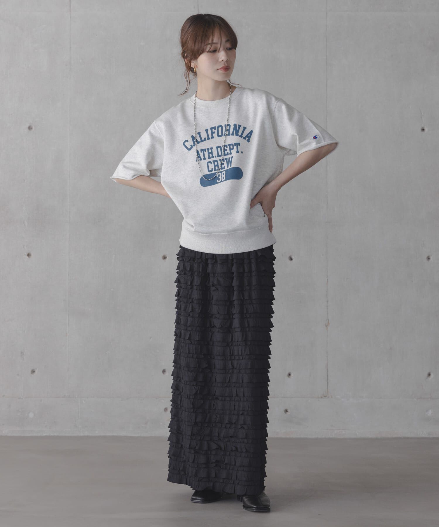 Sonny Label 「『別注』CHAMPION&times;Sonny Label　ロゴスウェットTシャツ」|スウェット・ジャージ|