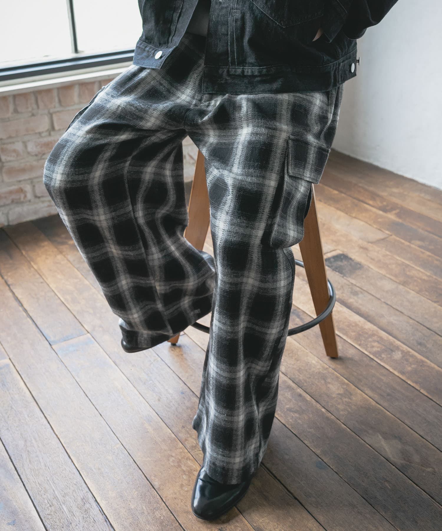 SENSE OF PLACE by URBAN RESEARCH「オンブレーチェックカーゴパンツ」|その他|