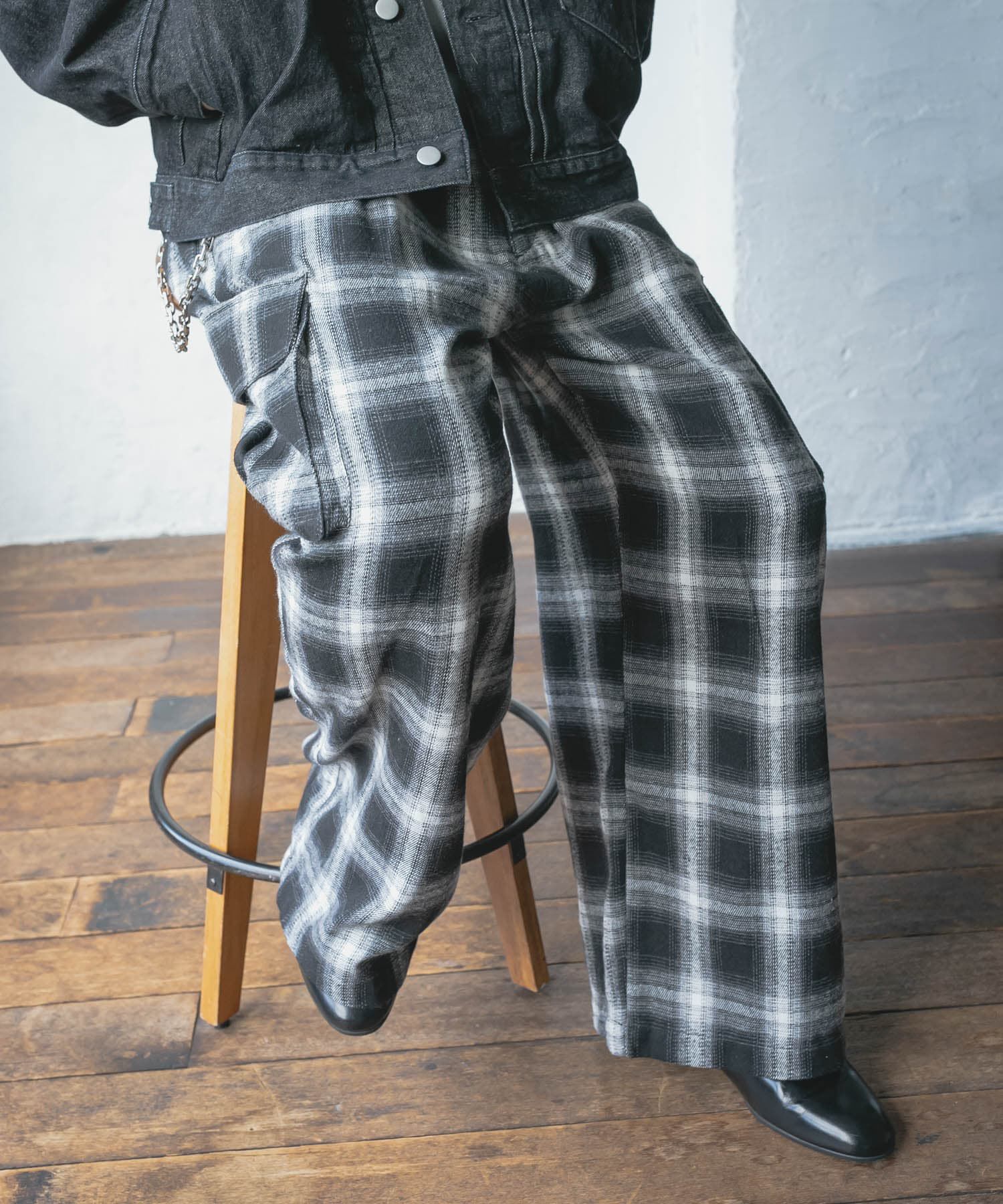 SENSE OF PLACE by URBAN RESEARCH「オンブレーチェックカーゴパンツ」|その他|