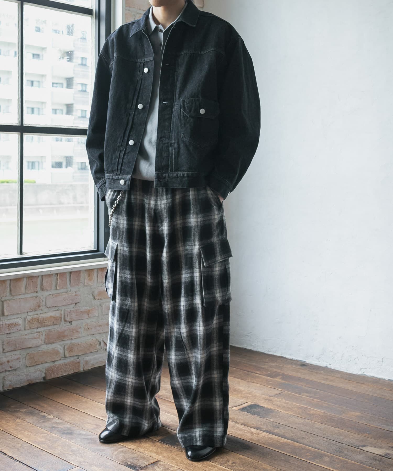 SENSE OF PLACE by URBAN RESEARCH「オンブレーチェックカーゴパンツ」|その他|