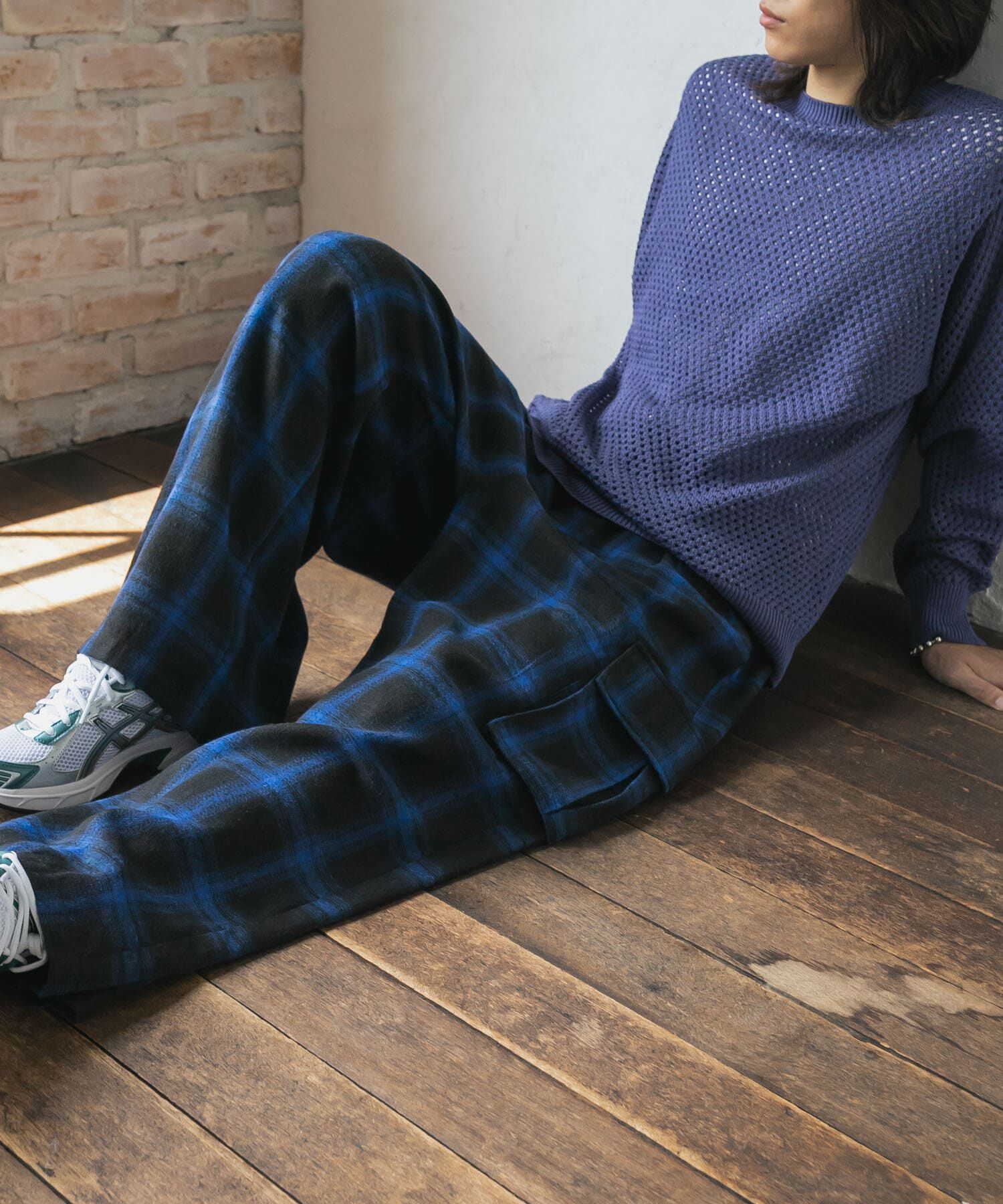 SENSE OF PLACE by URBAN RESEARCH「オンブレーチェックカーゴパンツ」|その他|