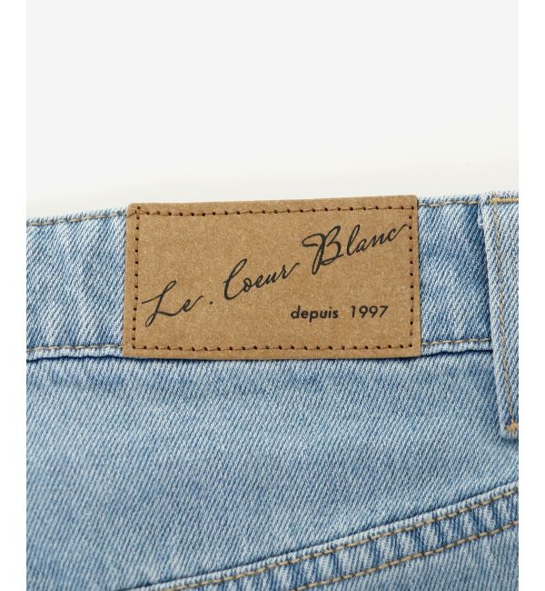 le.coeur blanc「パールデニムパンツ」|デニム|