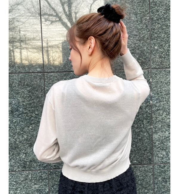  「《手洗い可能》TORRAZZO DONNAビジュー釦カーデ」|カーディガン|