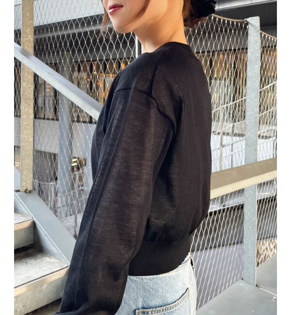  「《手洗い可能》TORRAZZO DONNAビジュー釦カーデ」|カーディガン|