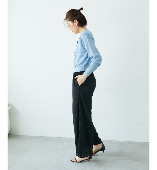  「《手洗い可能》TORRAZZO DONNAビジュー釦カーデ」|カーディガン|