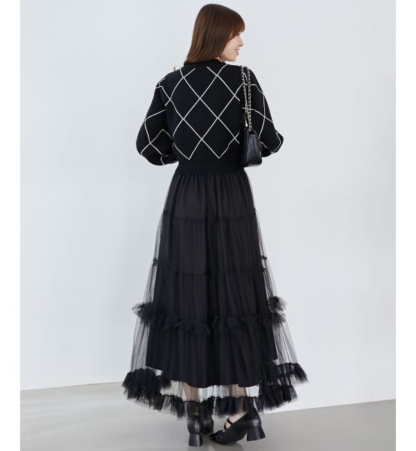 MAJESTICLEGON「プチリボンビジューニット」|ニット・セーター|