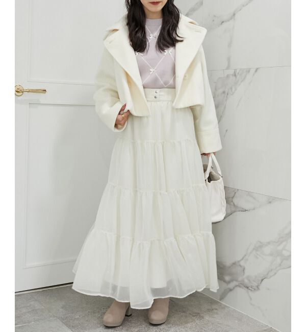 MAJESTICLEGON「プチリボンビジューニット」|ニット・セーター|