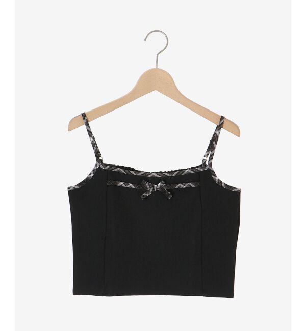  「バイカラーキャミ＆ショートボレロセット」|ニット・セーター|