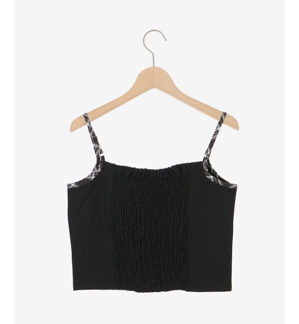  「バイカラーキャミ＆ショートボレロセット」|ニット・セーター|