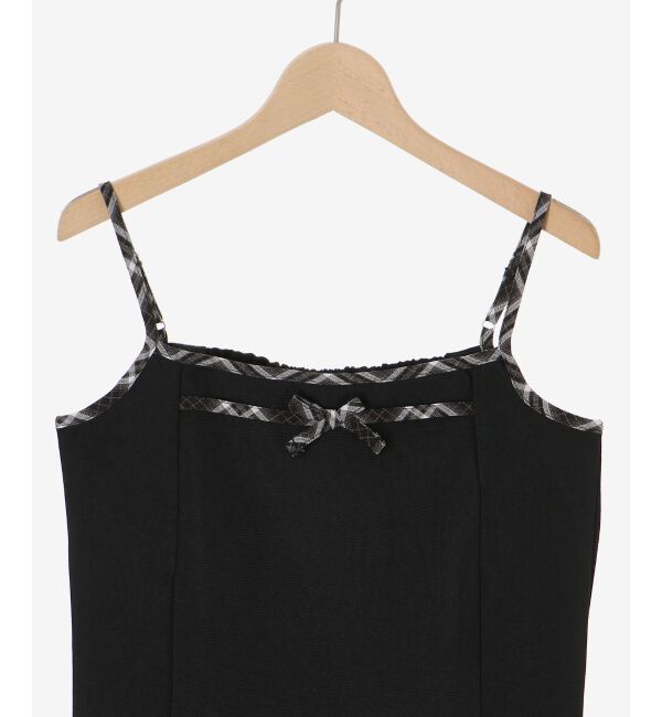  「バイカラーキャミ＆ショートボレロセット」|ニット・セーター|