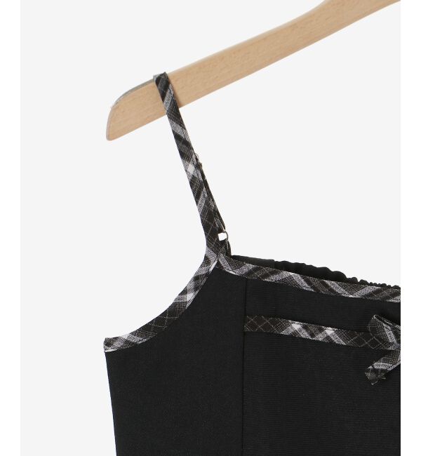  「バイカラーキャミ＆ショートボレロセット」|ニット・セーター|