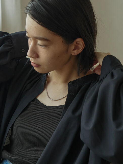  「【WEB限定】ボックスチェーンネックレス」|ネックレス|シルバー