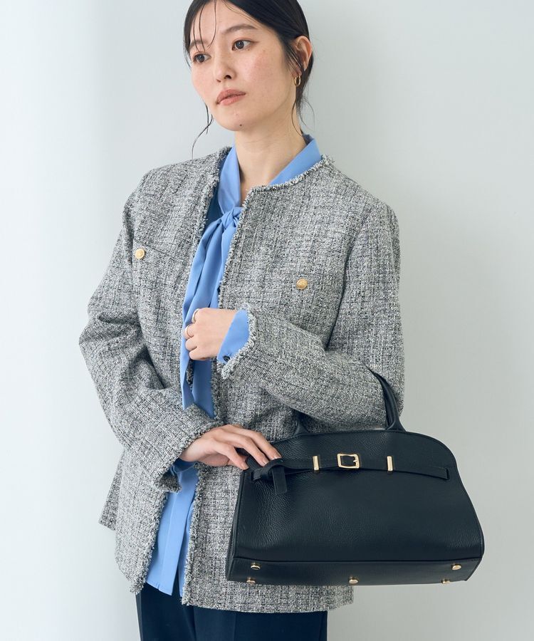 YECCA VECCA「【story.】ベルトハンドバッグ」|ハンドバッグ|Black