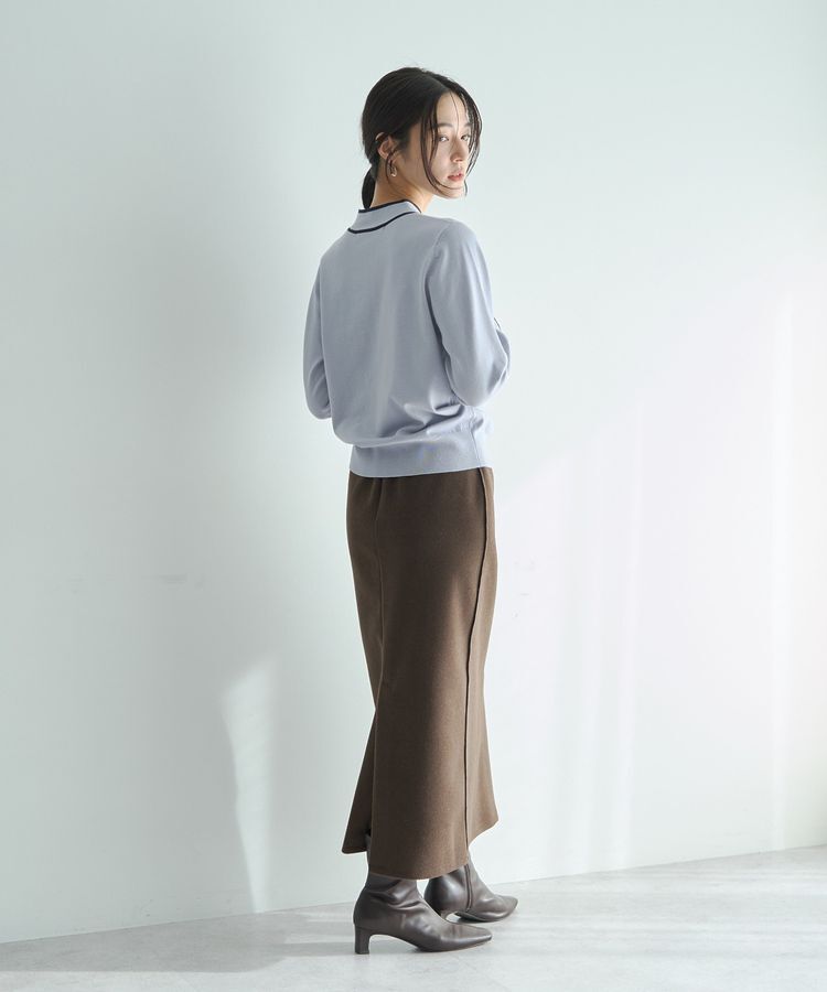 YECCA VECCA「配色ボウタイニット」|ニット・セーター|