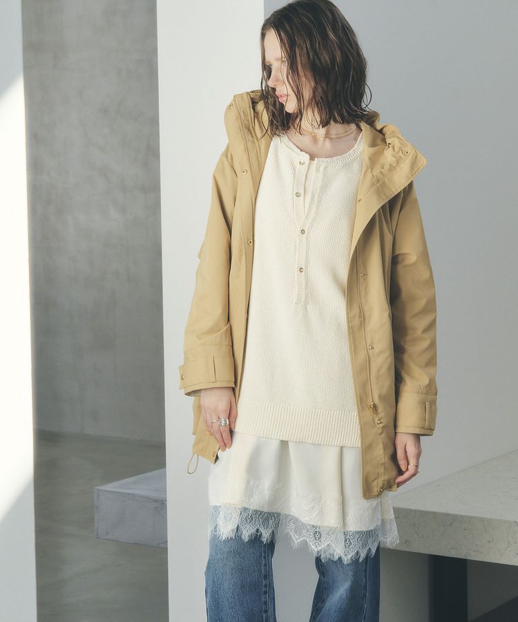 YECCA VECCA「2wayヘンリーネックルーズニット」|ニット・セーター|