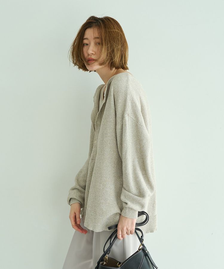 YECCA VECCA「2wayヘンリーネックルーズニット」|ニット・セーター|