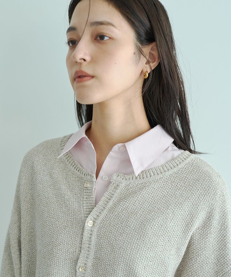 YECCA VECCA「2wayヘンリーネックルーズニット」|ニット・セーター|