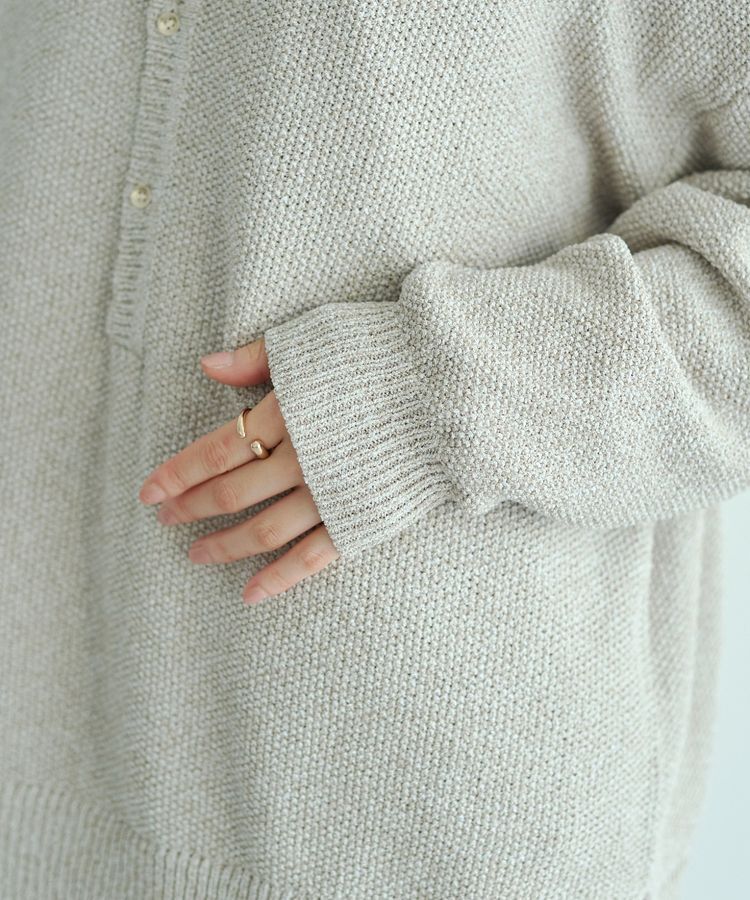 YECCA VECCA「2wayヘンリーネックルーズニット」|ニット・セーター|