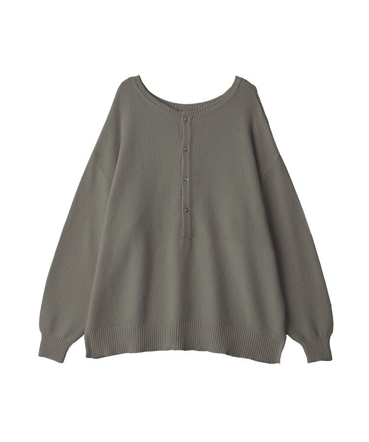 YECCA VECCA「2wayヘンリーネックルーズニット」|ニット・セーター|