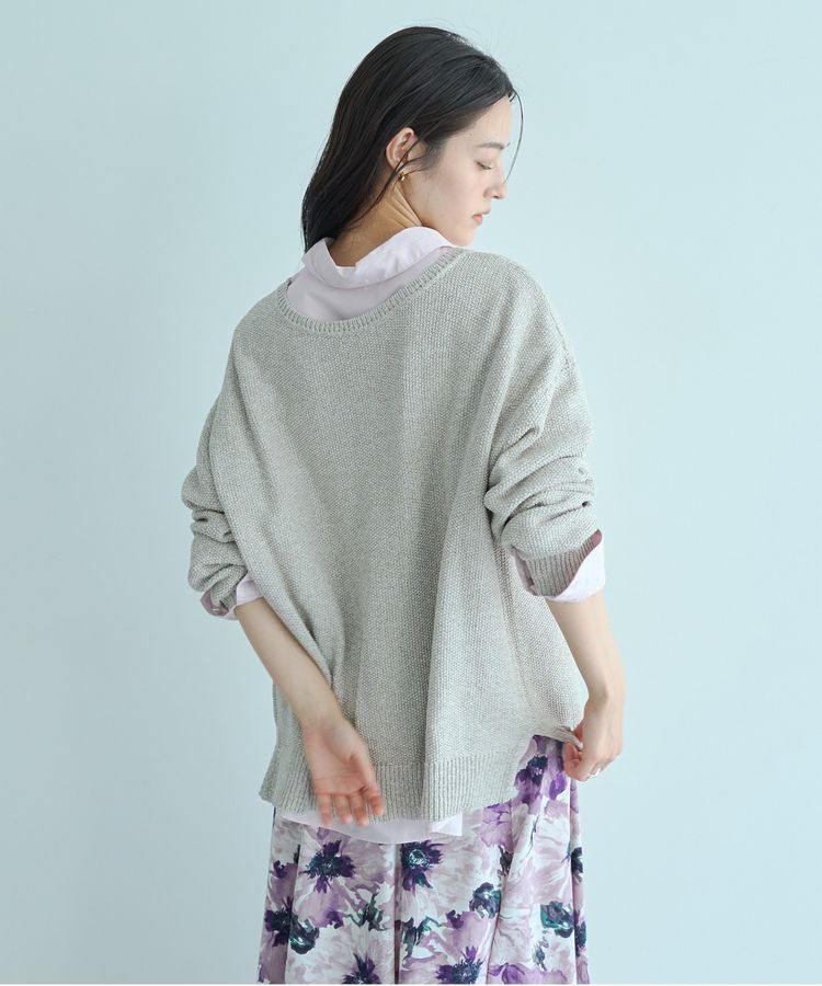 YECCA VECCA「2wayヘンリーネックルーズニット」|ニット・セーター|