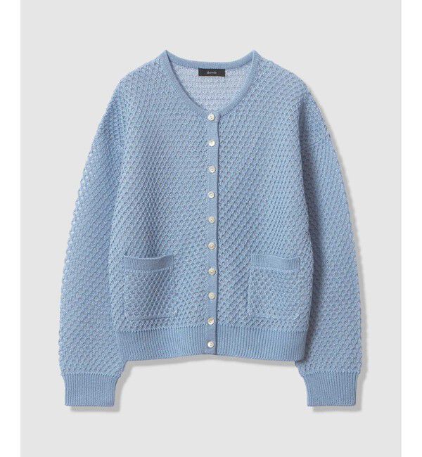 allureville「透かし編みカーディガン」|カーディガン|