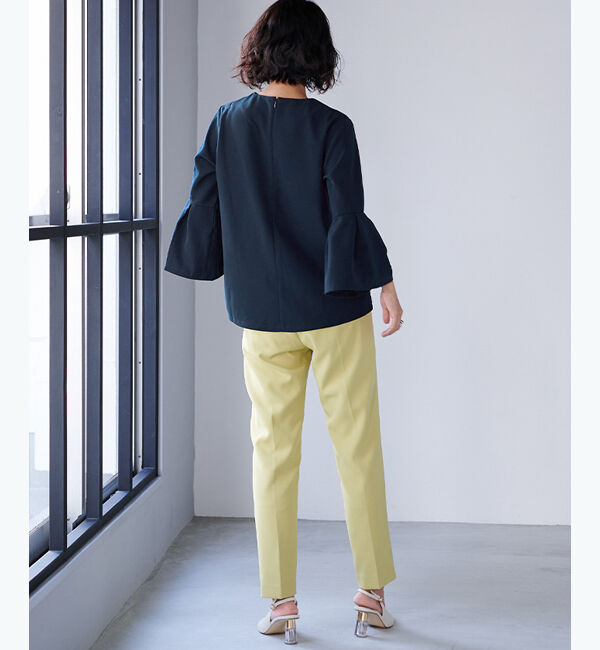 ur's「【星玲奈さんコラボアイテム】タックフレアスリーブトップス」|シャツ・ブラウス|