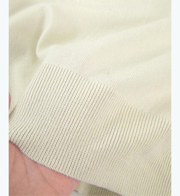 ur's「クルーネックハーフスリーブニット」|ニット・セーター|