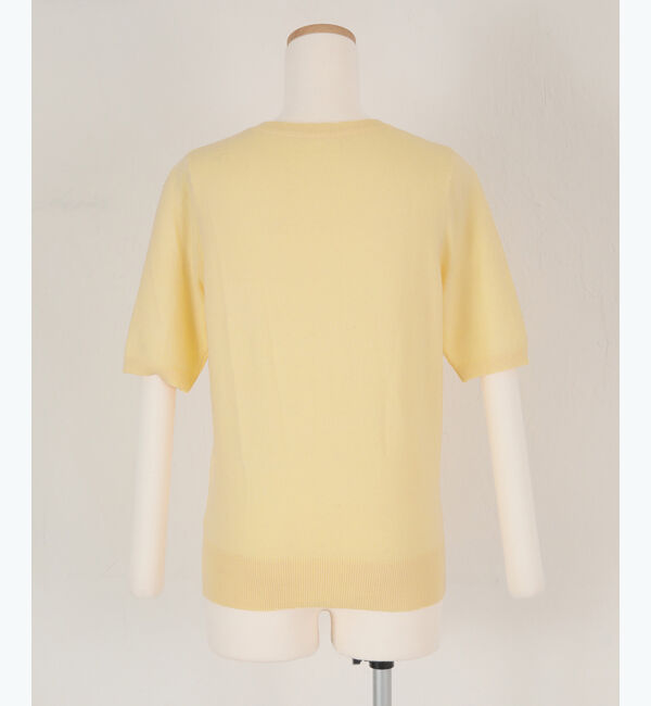 ur's「クルーネックハーフスリーブニット」|ニット・セーター|