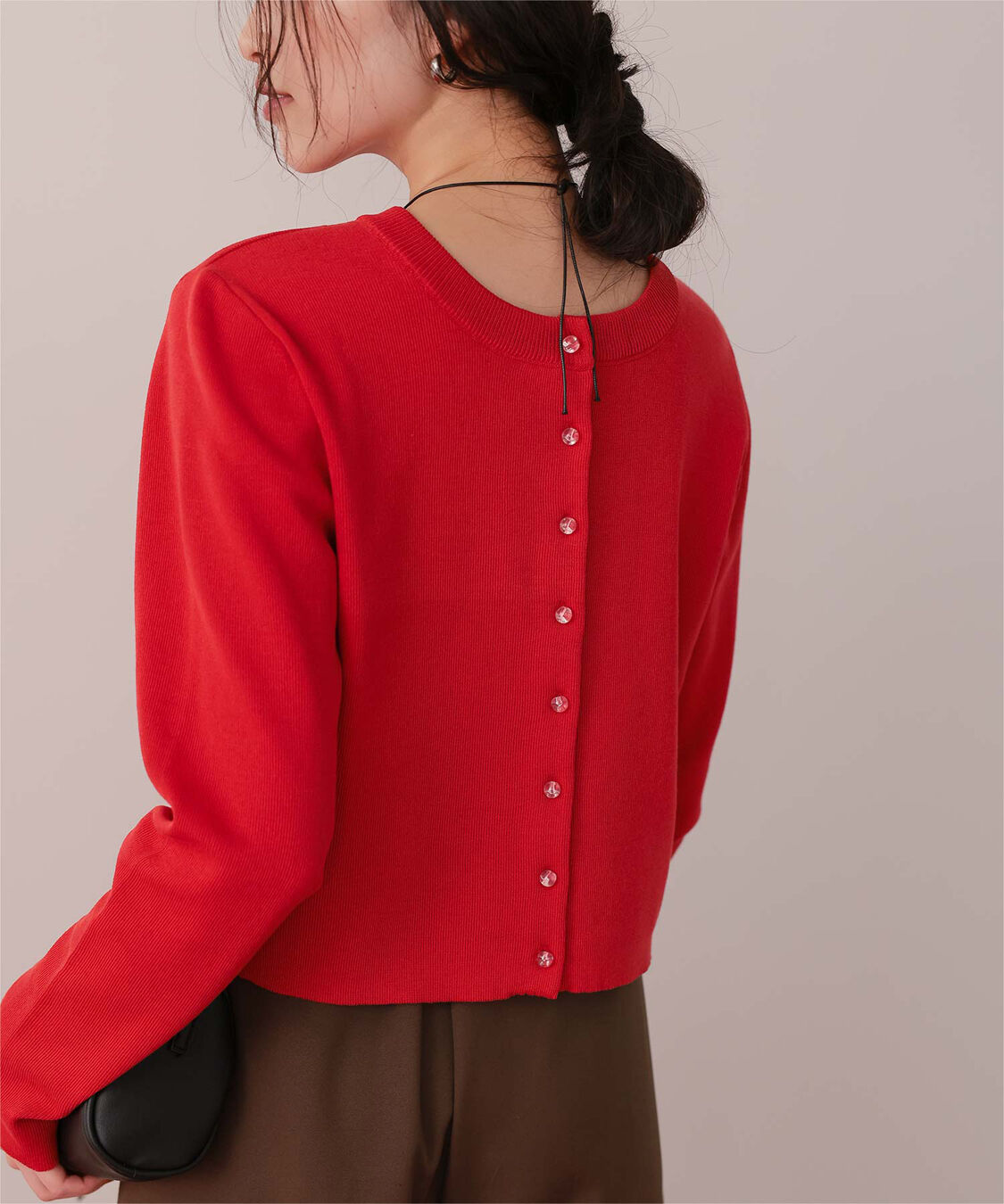 titivate「クリア釦UVケアニットカーディガン」|カーディガン|