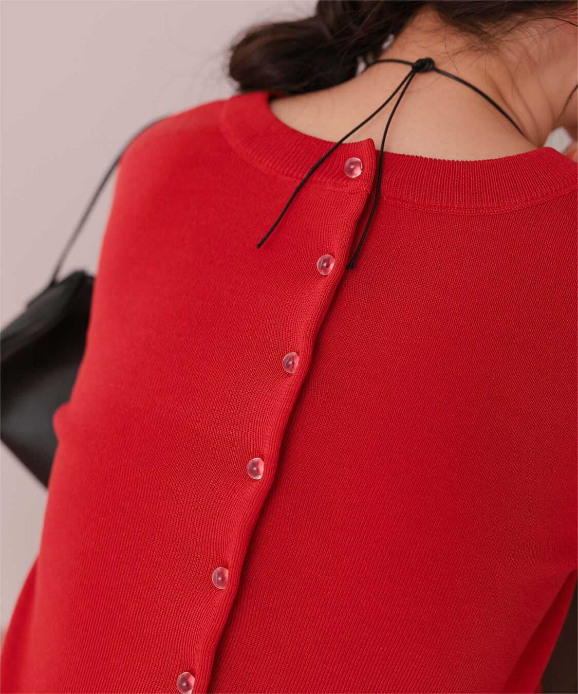 titivate「クリア釦UVケアニットカーディガン」|カーディガン|