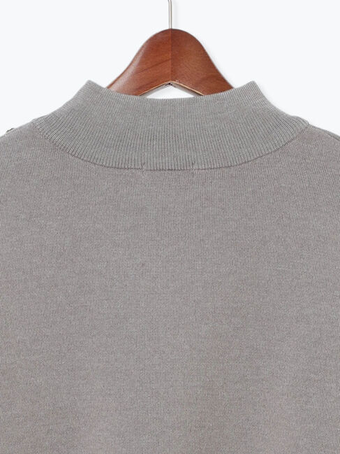 Te chichi「スタンドショルダーメタルボタンニット」|ニット・セーター|